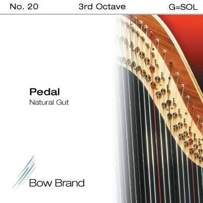 Harp G3 string Bow Brand Pedal Natural Gut