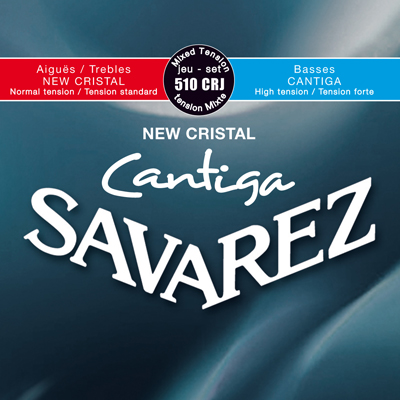 Комплект струн для классической гитары Savarez New Cristal-Cantiga 510CRJ