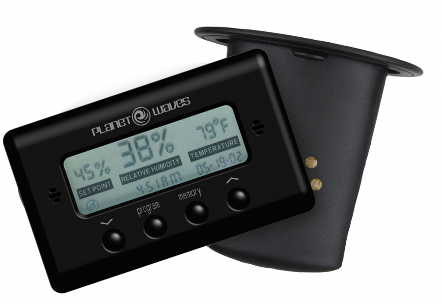 PW-GH-HTS Увлажнитель для акуст. гитар с цифровым датчиком влажности и температуры, Planet Waves