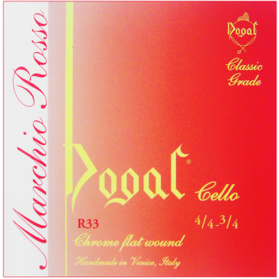 Струна D для виолончели Dogal Marchio Rosso R332