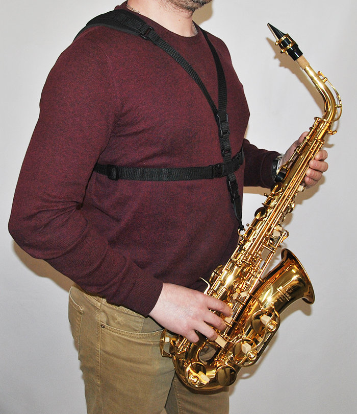 SHT-03LJ Ремень для саксофона с петлей, размер Junior, Мозеръ
