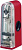 Метроном WITTNER арт.890141 PICCOLINO, механический, цвет-рубиновый, пластиковый корпус, закруглённый верх
