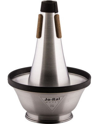 Сурдина для тенор-тромбона Jo-Ral TRB-6L Cup mute (большой раструб), подвижная чашка, материал-алюминий