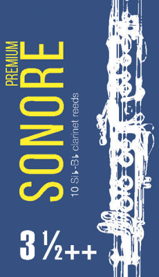 FR16C008 Sonore Трости для кларнета inB/inA № 3,5++ (10шт), FedotovReeds