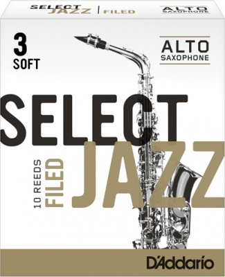 Трости для альт-саксофона D'Addario Select Jazz Filed RSF10ASX3S