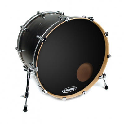 BD22RONX EQ3 ONYX Пластик для бас-барабана 22", резонансный,  Evans