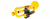 Труба Bb pTrumpet 1Y (Пр-во Великобритания) цвет ЖЁЛТЫЙ, British design, пластиковая конструкция,легкий инструмент звучит, как типичная труба из латуни, удобен для начинающих. В комплекте два пластиковых мундштука 5С и 3С,чехол