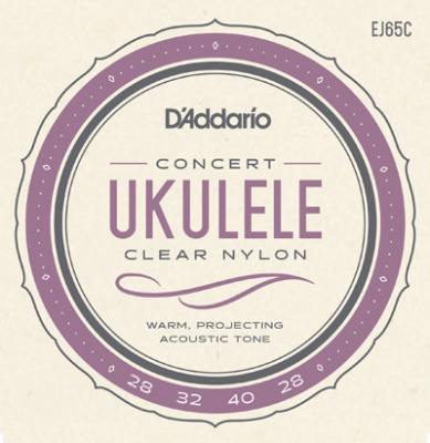 Комплект струн для концертного укулеле D'Addario Pro-Arte EJ65C