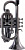 Пластиковый корнет TROMBA Black Nickel