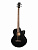 AB850F-BK-BAG Acoustic Bass Series Электро-акустическая бас-гитара, с вырезом, черная, Cort