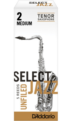 Трости для тенор-саксофона D'Addario Select Jazz Unfiled RRS05TSX2M