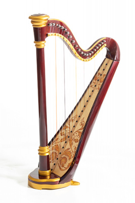 MLH0023 Iris Арфа 21 струнная (A4-G1), цвет махагони глянцевый, Resonance Harps