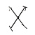 Q-1X Стойка для клавишных инструментов, одинарная X, Foix