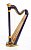 MLH0012 Capris Арфа 21 струнная (A4-G1), цвет синий глянцевый, Resonance Harps