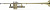 Труба триумфальная "Bb"  BRAHNER HTR-300 (Пр-во КНР) помповая, раструб 125 мм., лаковое покрытие - жёлтая медь, мундштук и кейс