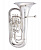 JP374S Sterling Баритон (эуфониум) Bb, посеребренный, компенсационная система, John Packer