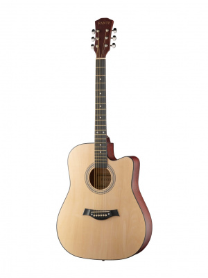 FT-221-N Акустическая гитара, с вырезом 41", цвет натуральный, Fante