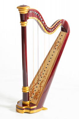 MLH0013 Capris Арфа 21 струнная (A4-G1), цвет махагони глянцевый, Resonance Harps