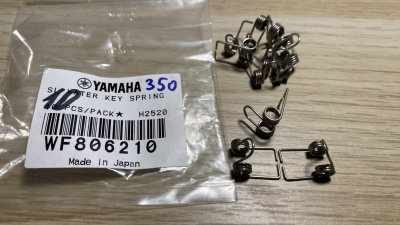 YAMAHA WF806210 пружинка для сливного клапана тромбона SL water key spring
