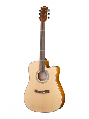 WM-C4115-NR Гитара акустическая, с вырезом, цвет натуральный, Mirra