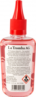 Масло для кулисы тромбона "La Tromba" 57500 (590078)  (Пр-во Швейцария) длительная защита, антиокисление, флакон обьем 63мл SLIDE OEL P3