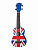 UK-300-21-YG Укулеле сопрано, с рисунком Union Jack, Mirra