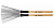 SB302-MEINL Brushes 7A Fixed Барабанные щетки, металл, фиксированные, Meinl