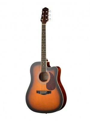 DG120CBS Акустическая гитара с вырезом Naranda