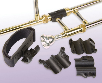 Крепление на руку для тромбона Neotech 5131001 (Пр-во США)  удобный захват на руку  с мягкой эластичной  регулируемой  поддержкой, пластиковые  крепления  к  тромбону с регулировкой  и на различные диаметры трубок