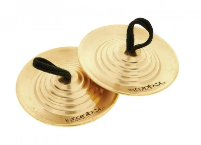Тарелки пальчиковые ISTANBUL AGOP FC (Про-во Турция) 2,5" пара, на пальцы или подвесные. Материал - латунь, полированная поверхность