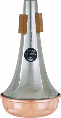 Сурдина для тромбона-бас Tom Crown 30BTC Straigh оркестровая, материал верх: алюминий, медное дно