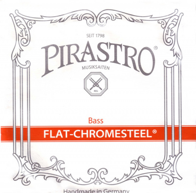 342000 Flat-Chromesteel SOLO Комплект струн для контрабаса размером 3/4, Pirastro